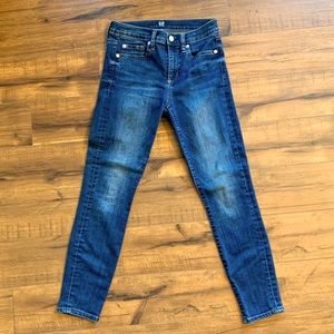 GAP Mid-Rise True Skinny Jean in Blue Denim